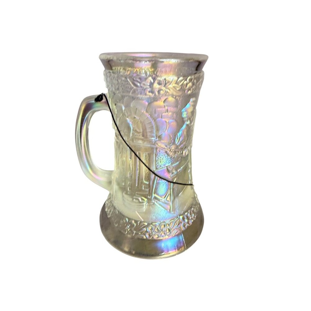 Fenton Carnival Glass Blacksmith glass blower Mug Tankard 29/1500 Ltd Ed - Picture 5 of 16